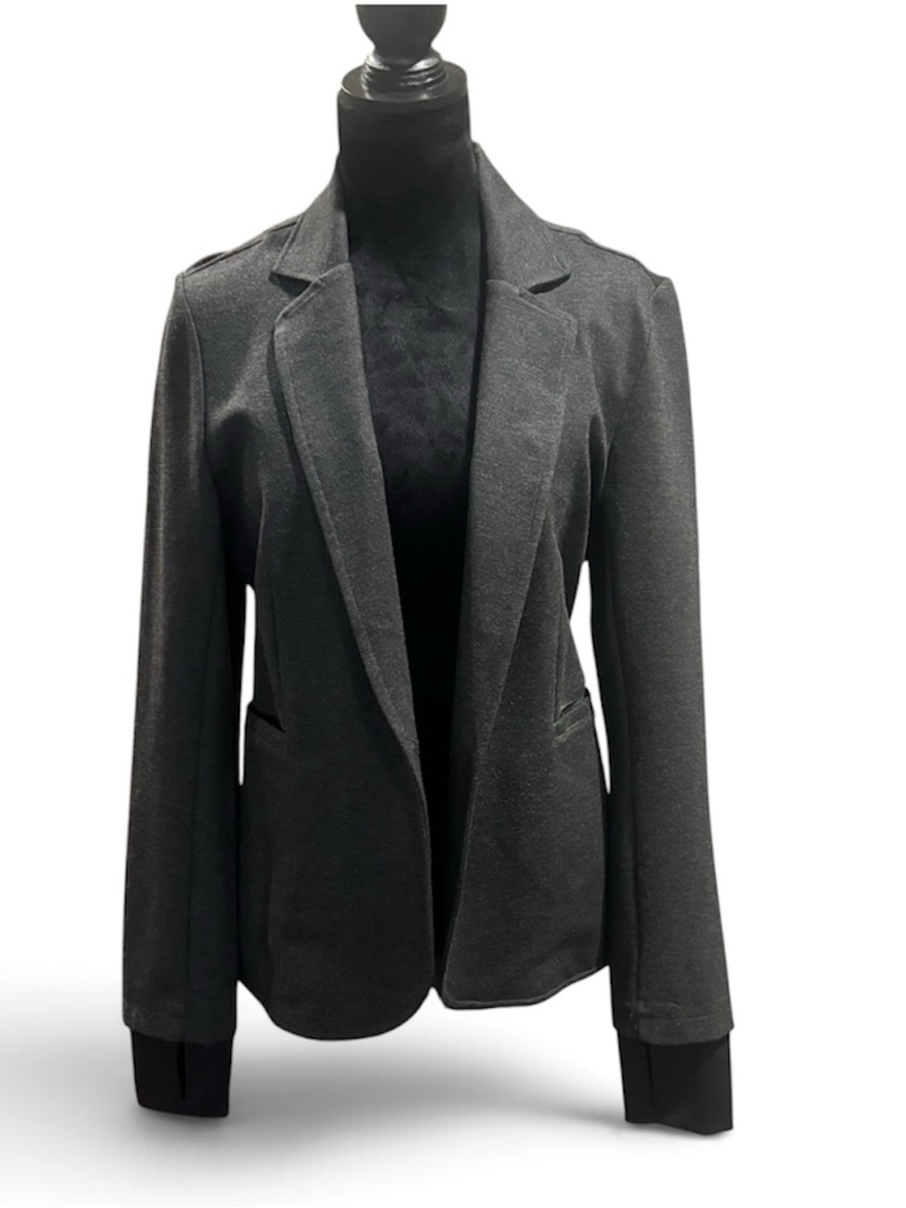 Betabrand Women's Active Ponte Knit Blazer, Large, Athleisure-Chic, CareerWear